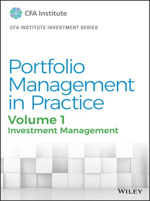 cover image of Portfolio Management in Practice, Volume 1